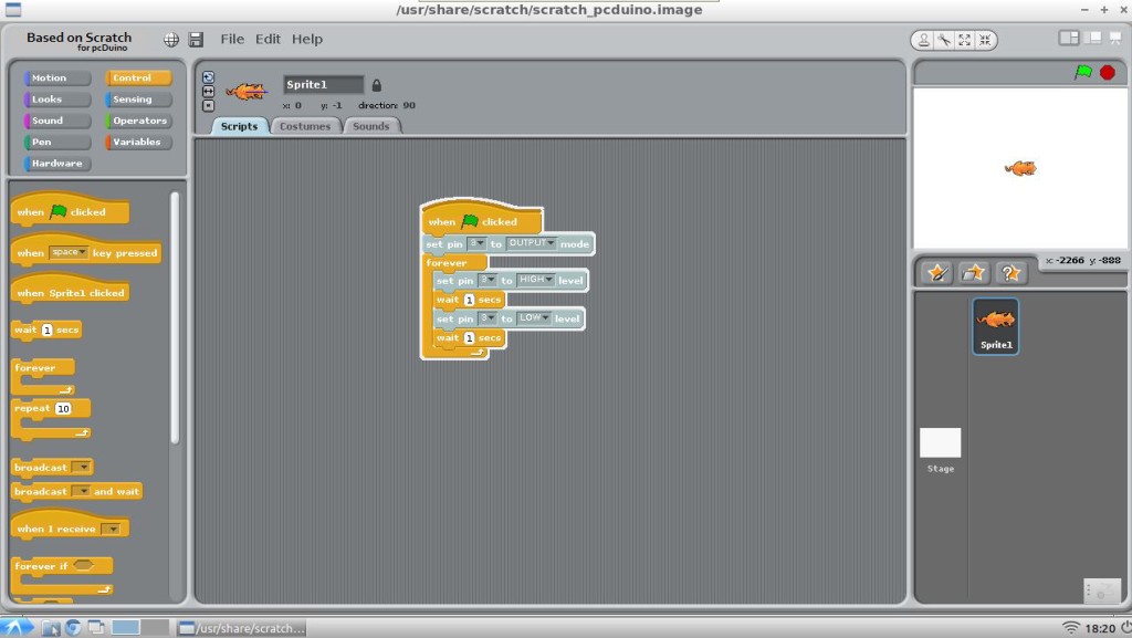 pcduino_scatch_lesson1_1