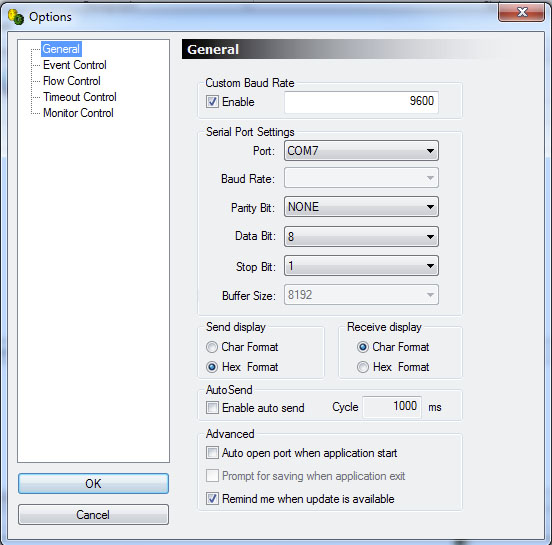 Serial Port Internal Loopback Test Failed