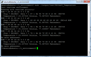 DS18B20 Output