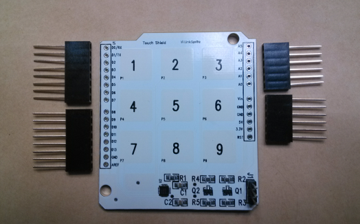 Touch Shield For Arduino | LinkSprite Learning Center