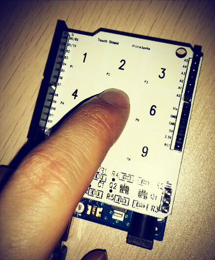 Touch Shield For Arduino | LinkSprite Learning Center