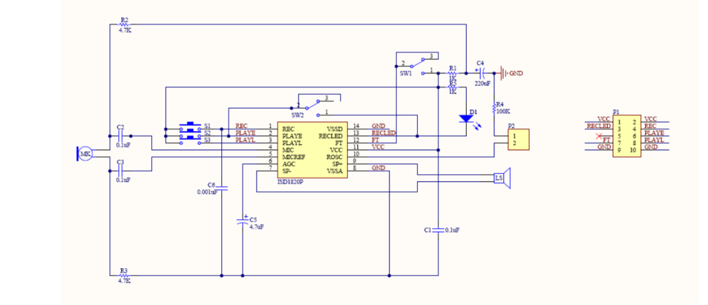 ISD1820 voice recording and playback module on pcDuino | LinkSprite ...